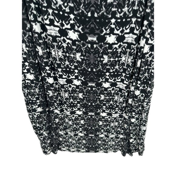 Ellos Spaghetti Strap Sundress 1X‎ NWT Black White Floral Midi Summer 22/24 - Picture 6 of 7